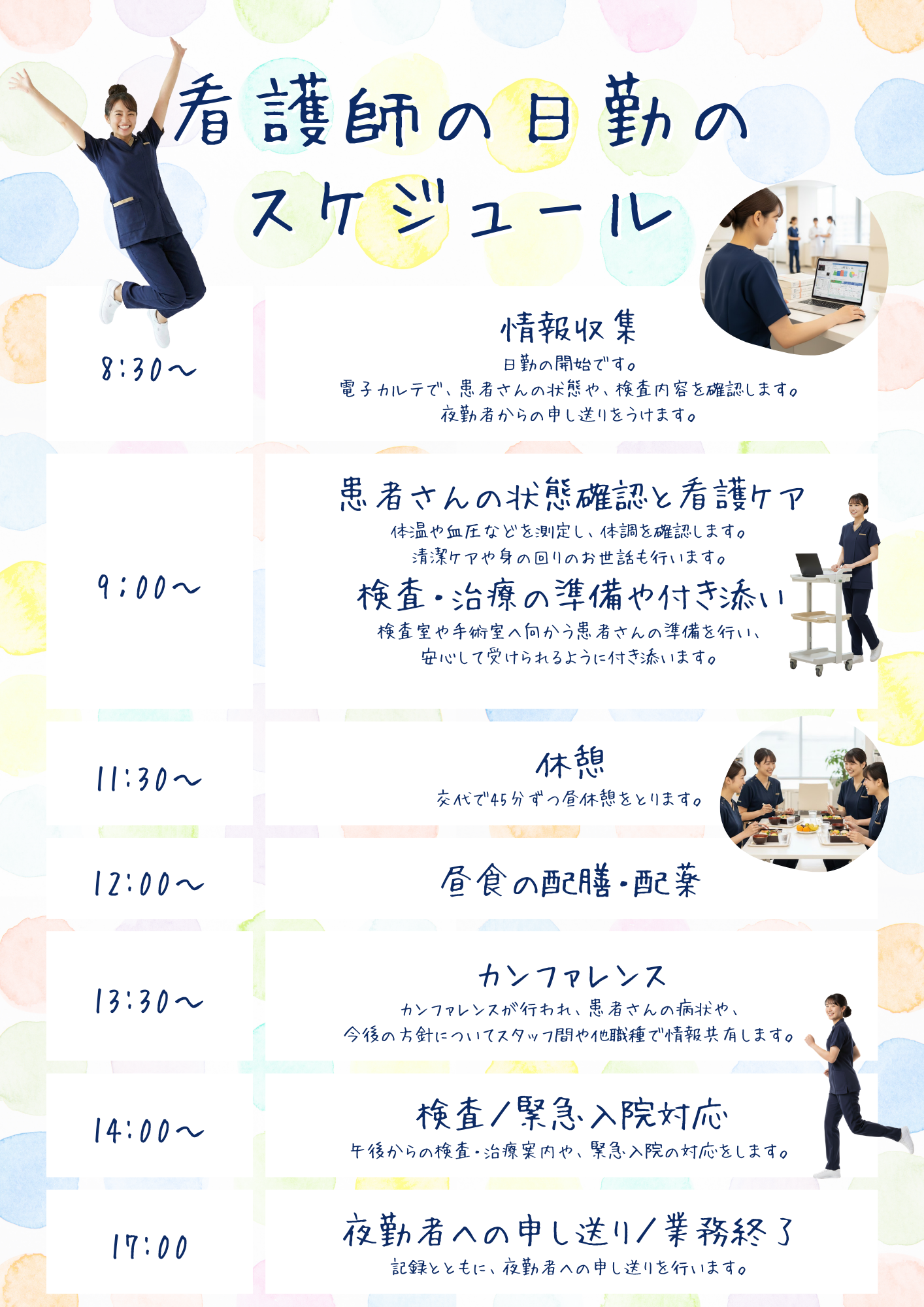 日勤スケジュール